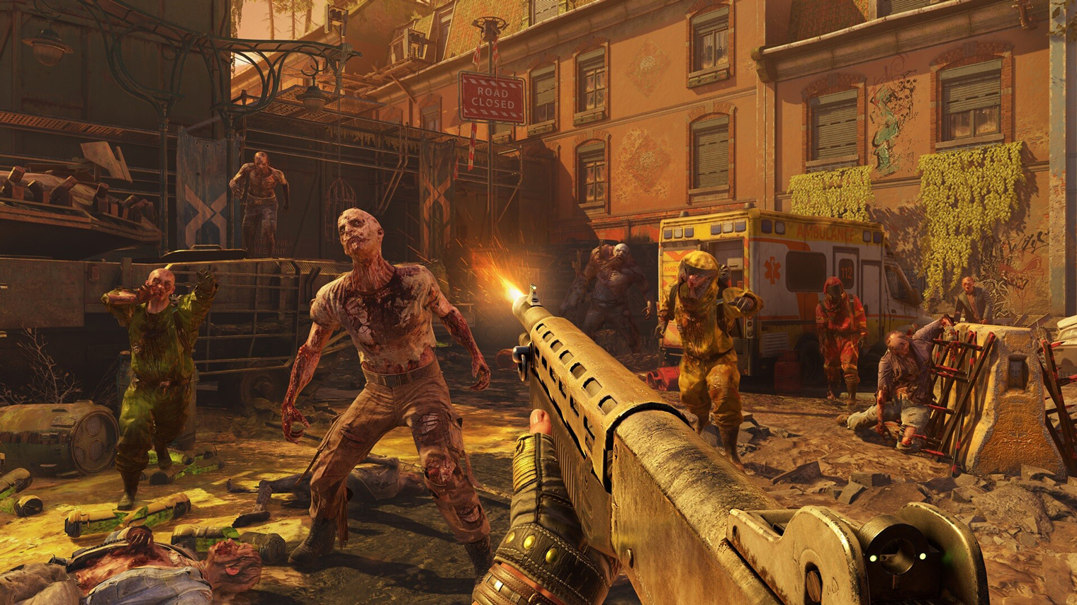 С недавним апдейтом в Dying Light 2 добавили огнестрельное оружие, так что игра теперь не только про сражения врукопашную. Кадр: Techland