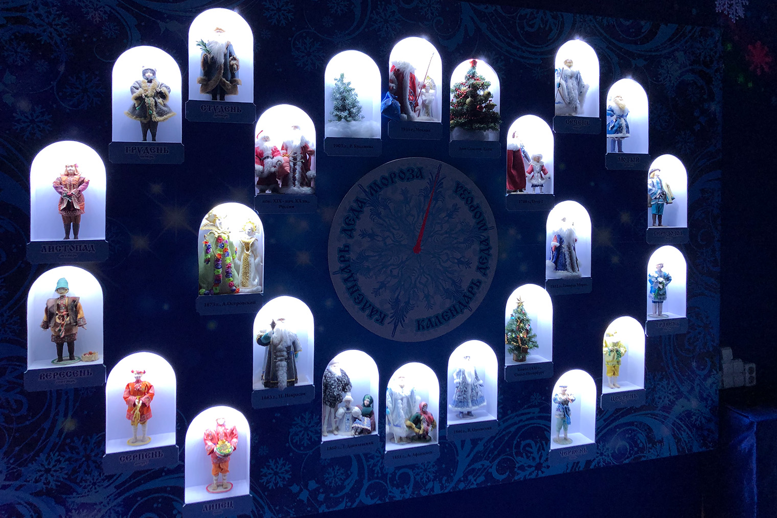 Календарь Деда Мороза. Можно узнать, как его называли в разные годы и как выглядит современный Дедушка