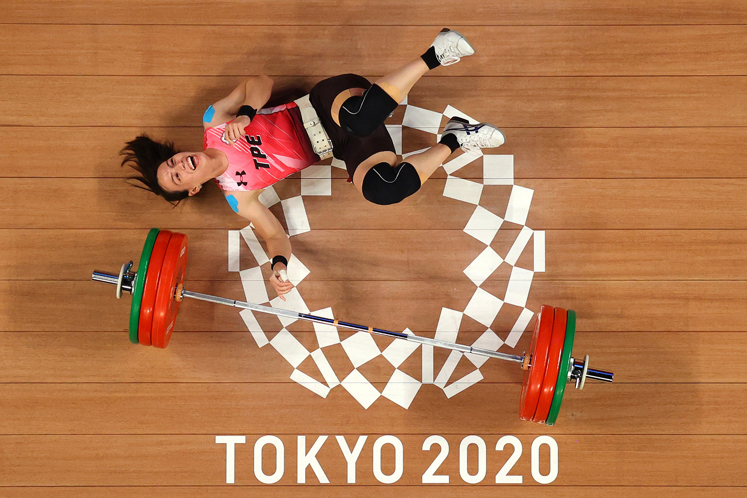 Го Синчжунь из сборной Тайваня на Олимпиаде 2020 года в Токио. Фотография: Chris Graythen / Getty Images