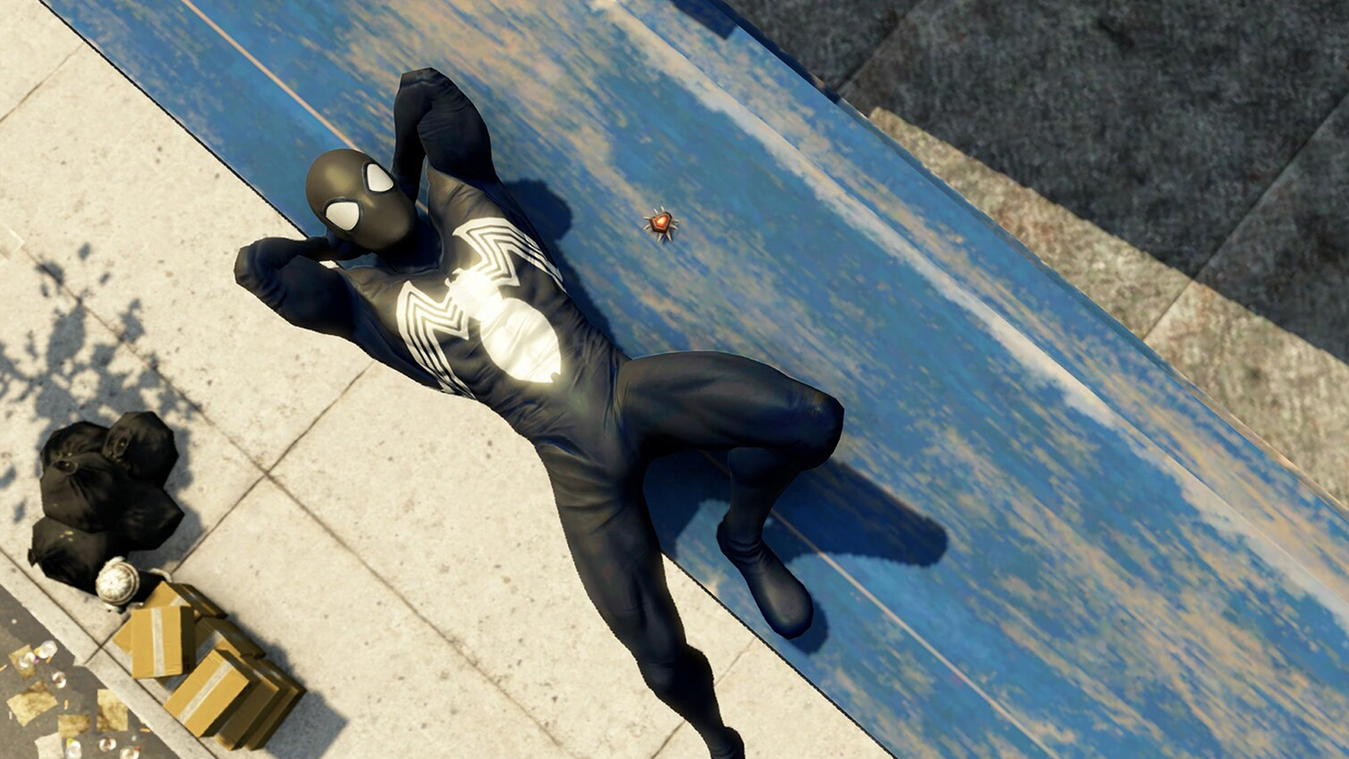 В The Amazing Spider-Man 2 отличный набор костюмов — жаль, что каждый еще нужно отдельно прокачивать. Источник: Activision