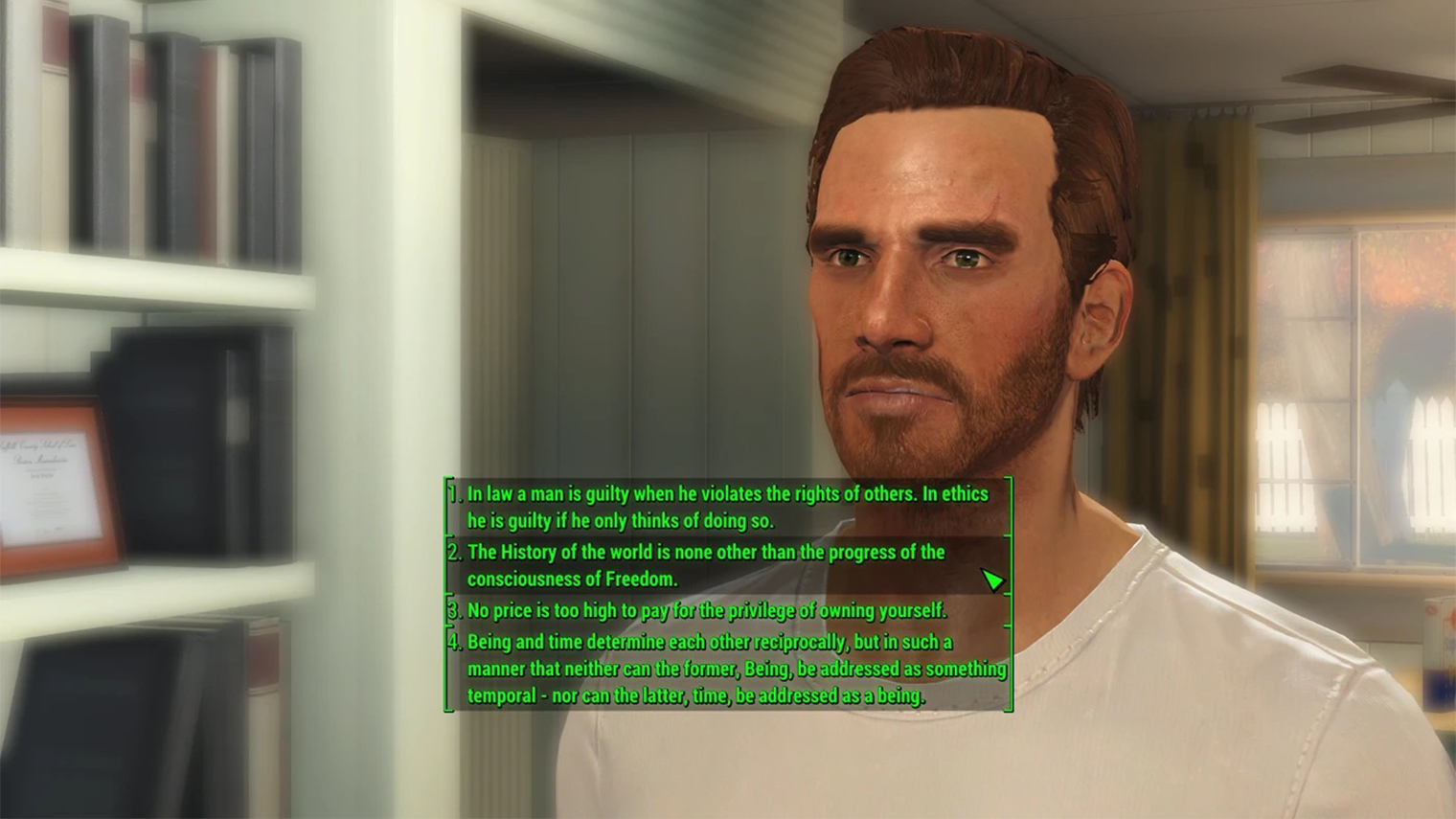 После выхода Fallout 4 фанаты первым делом исправили диалоги — в игре их слишком упростили. Источник: nexusmods.com