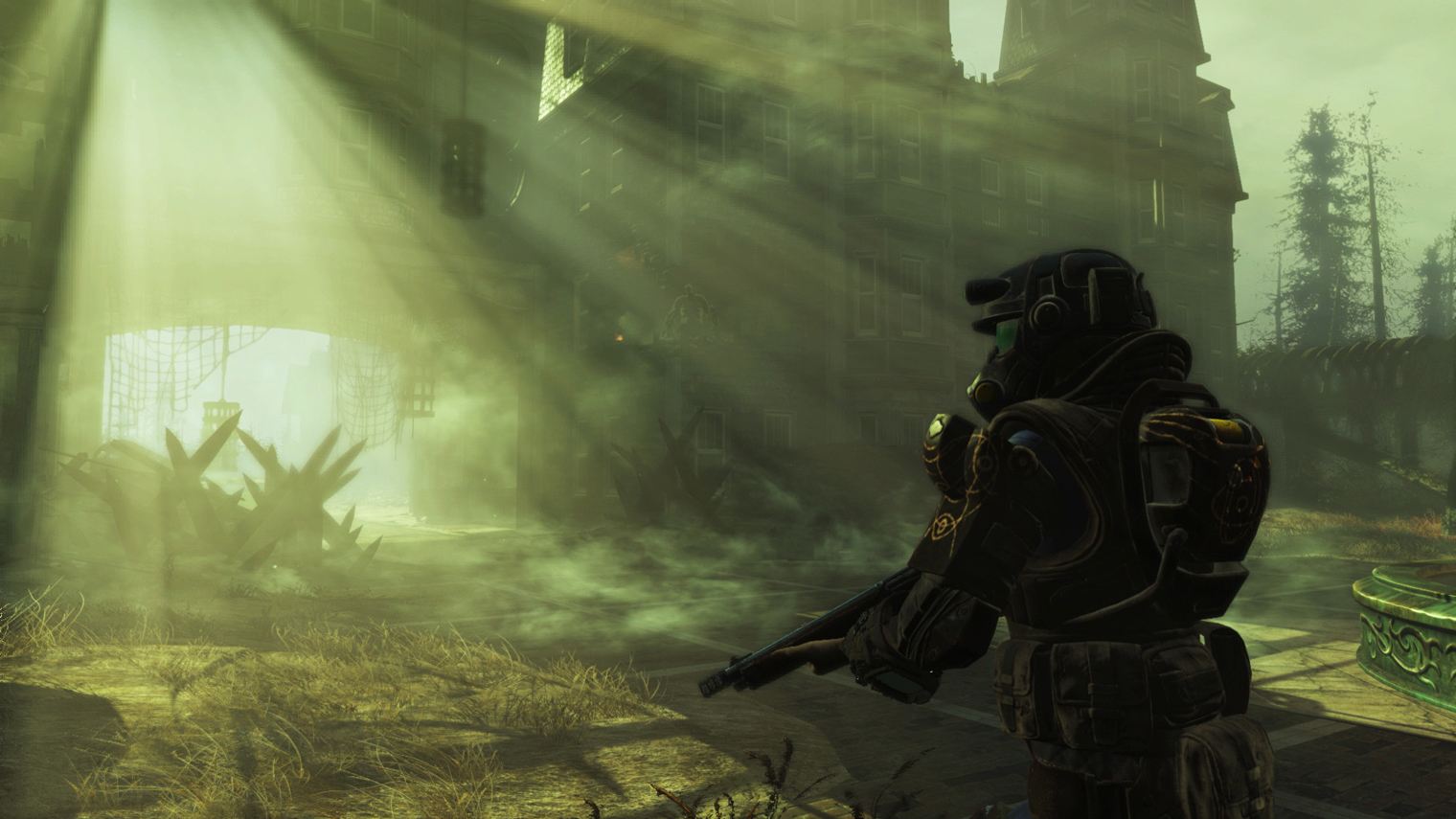 По атмосфере Far Harbor напоминает дополнение Point Lookout для Fallout 3. Кадр: Bethesda Softworks