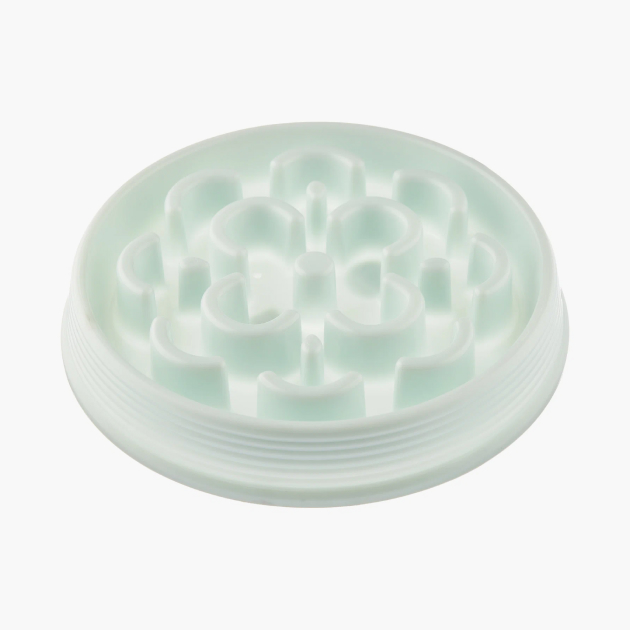 Это миска для медленного поедания сухого корма для кошек и собак. Источник: market.yandex.ru