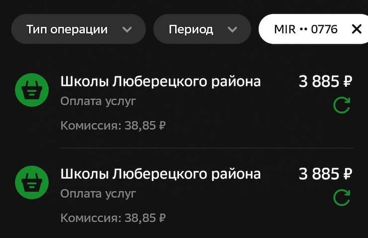 Это платеж за государственный детский сад. 39 ₽ комиссии каждый месяц — это 468 ₽ в год