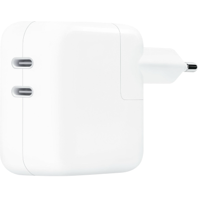 Лучшая для Apple — Apple 35 W Dual USB-C Port Power Adapter