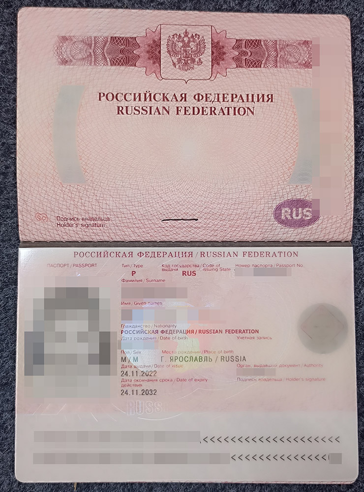 В биометрическом паспорте фотография всегда черно-белая. Документ действует десять лет