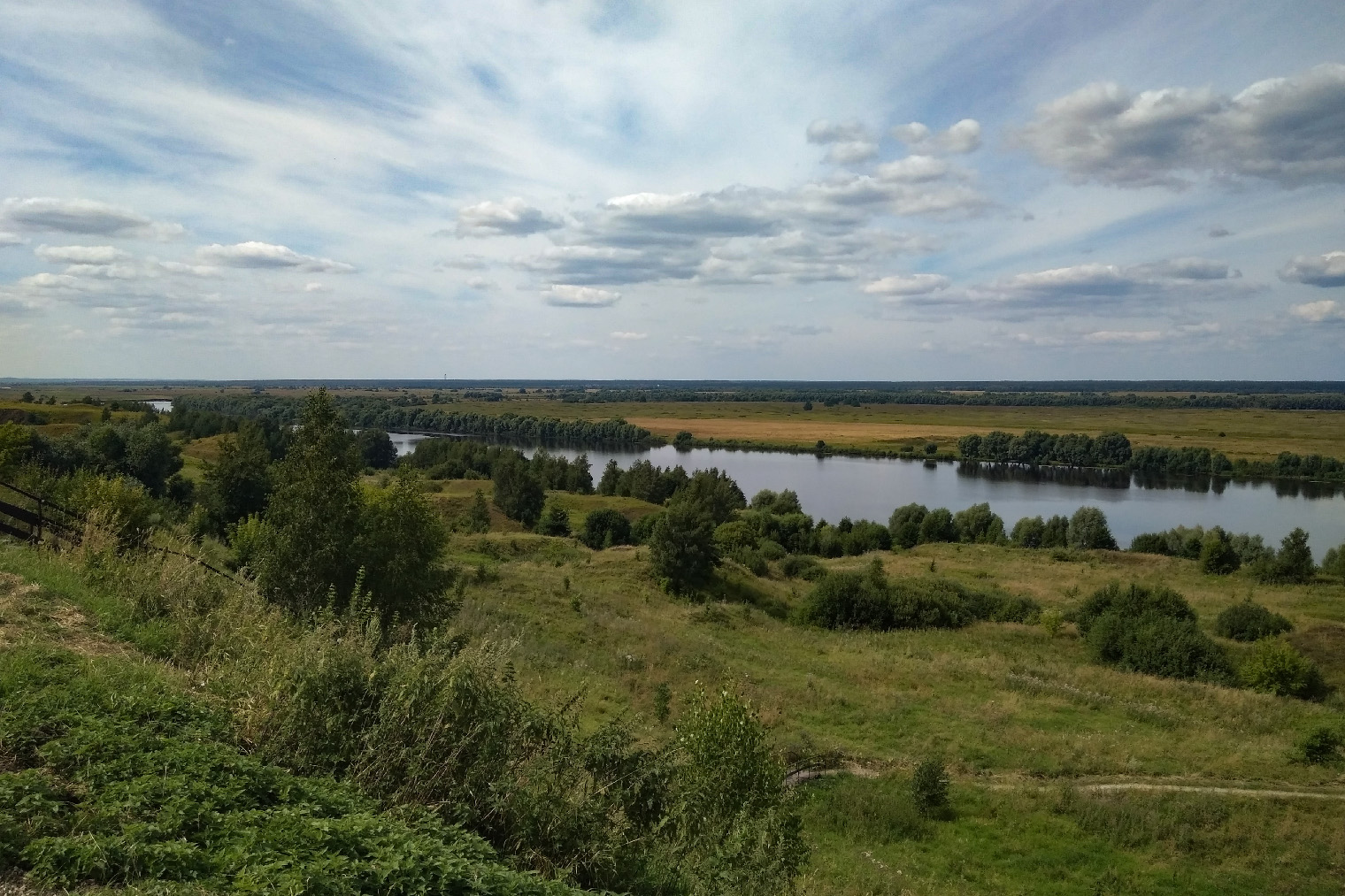 Вид на Оку от Казанского храма