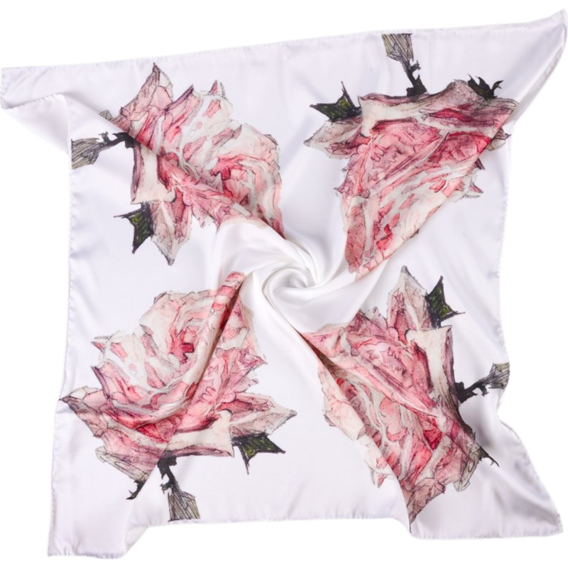 Платок с розой Врубеля