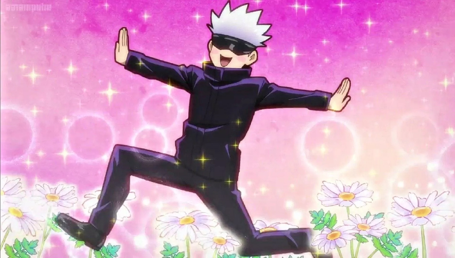 Легкомысленное поведение Сатору порой заставляет забыть, что он сильнейший человек на планете. © MAPPA