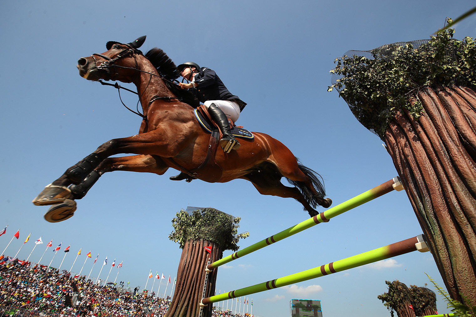 Конкур на Олимпиаде 2016 года в Рио-де-Жанейро. Фотография: Mark Kolbe / Getty Images