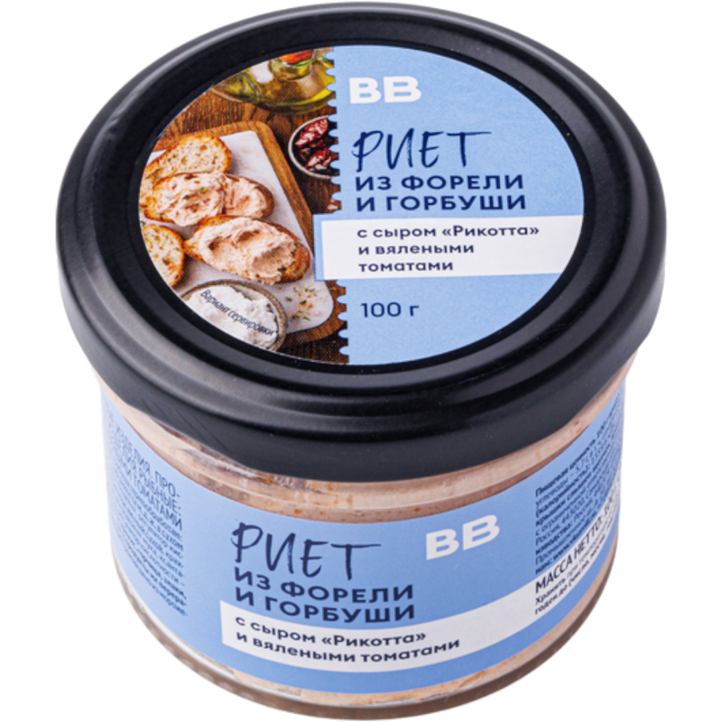 Риет из форели и горбуши