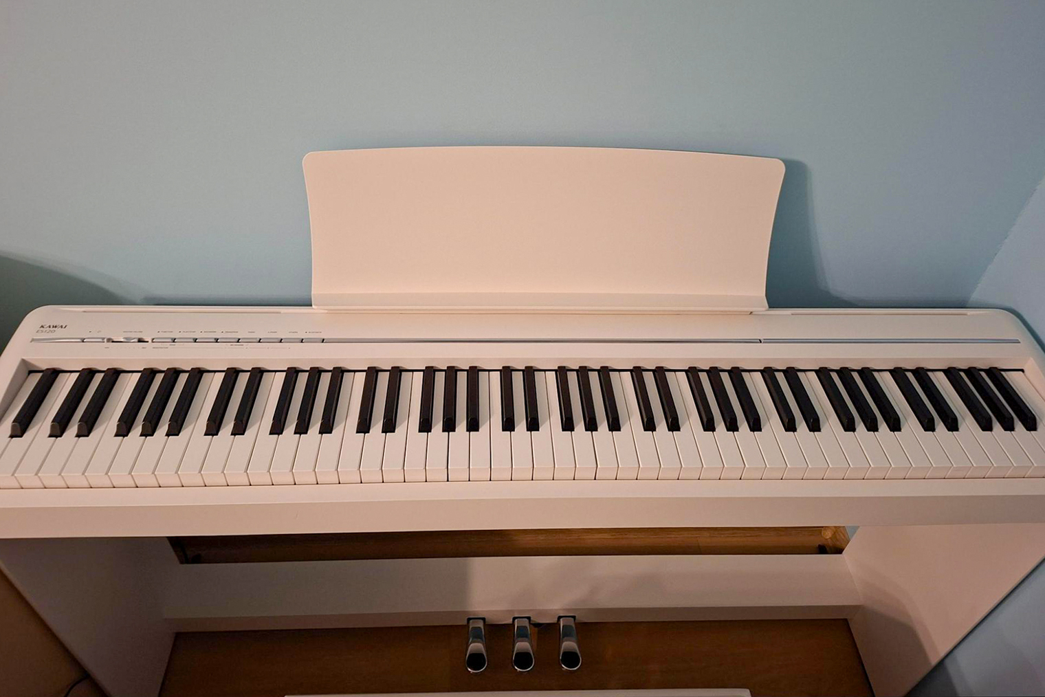 У меня нет привычки фотографировать, а сегодня еще и нечего. Но вот вам хотя бы электронное пианино