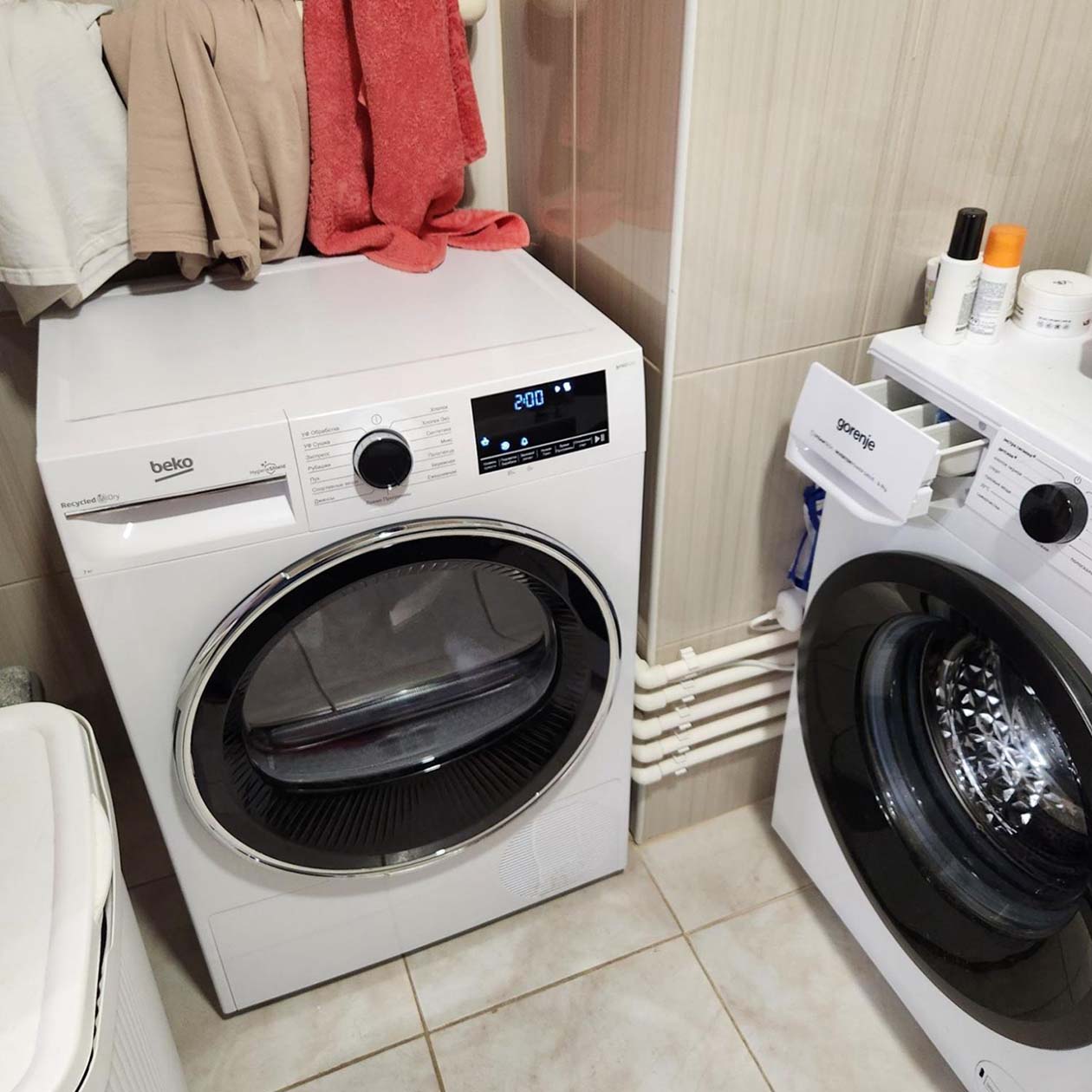 Стиральная и сушильная машины