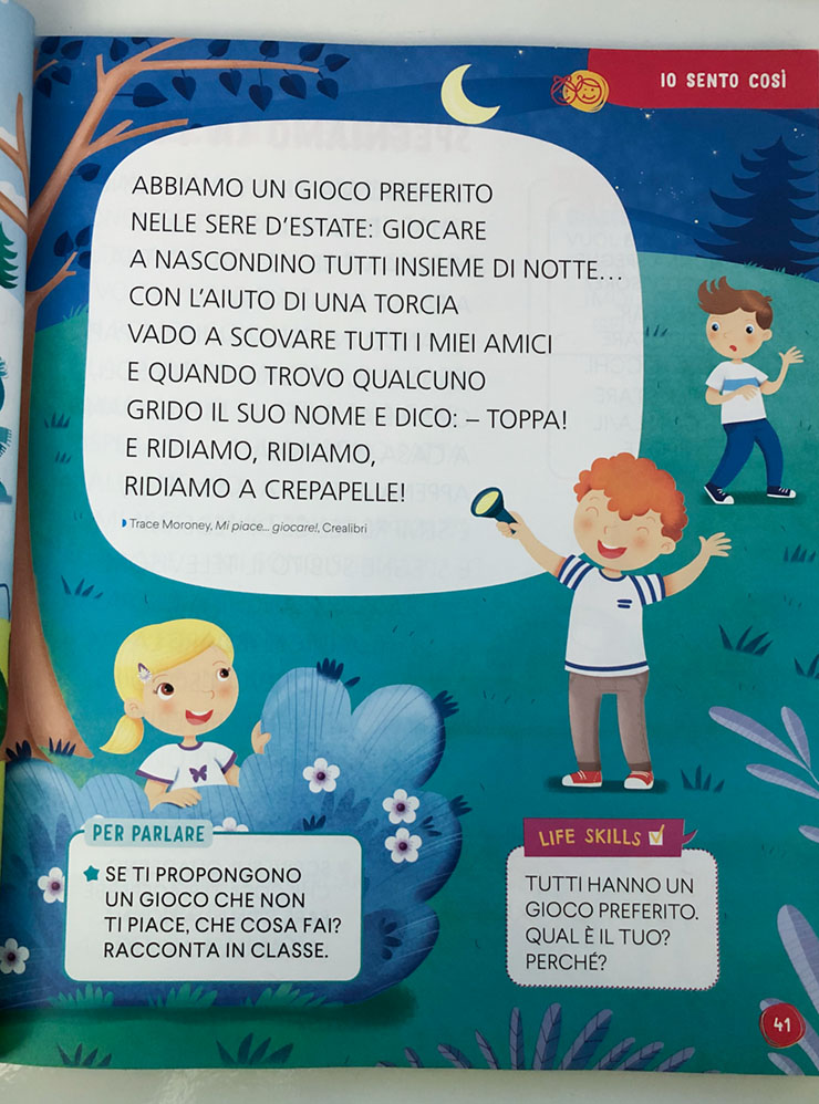 Дети изучают итальянский по диалогам