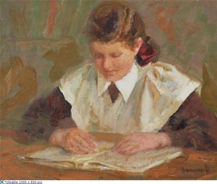 Картина дня: Васин В.А. "Школьница"