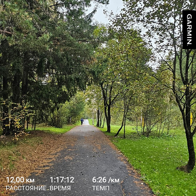 Результаты пробежки