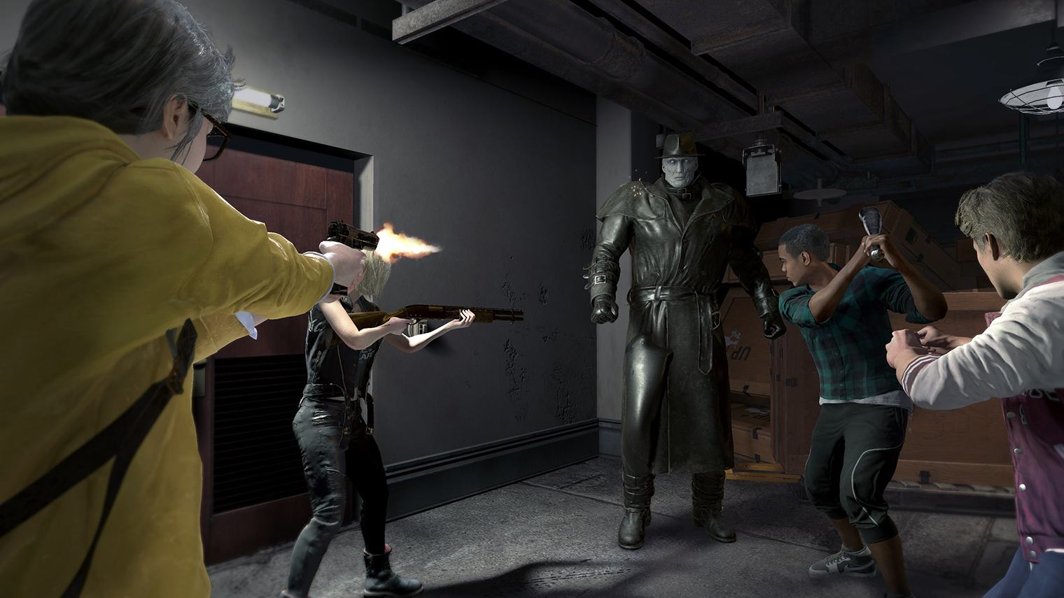В плане визуального стиля многое взято из ремейков Resident Evil 2 и 3