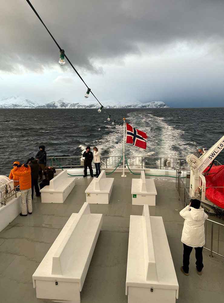 В Норвегии развит водный транспорт: корабли ходят как автобусы