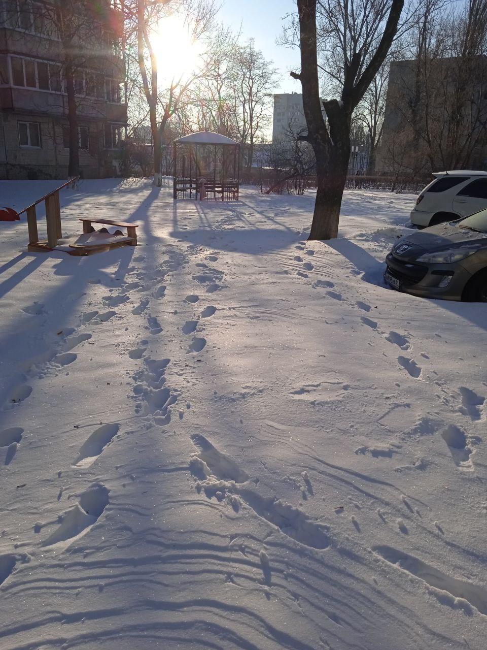 Чудесный морозный и солнечный день