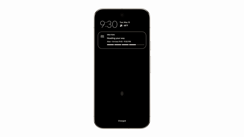 Live Updates на Android 16