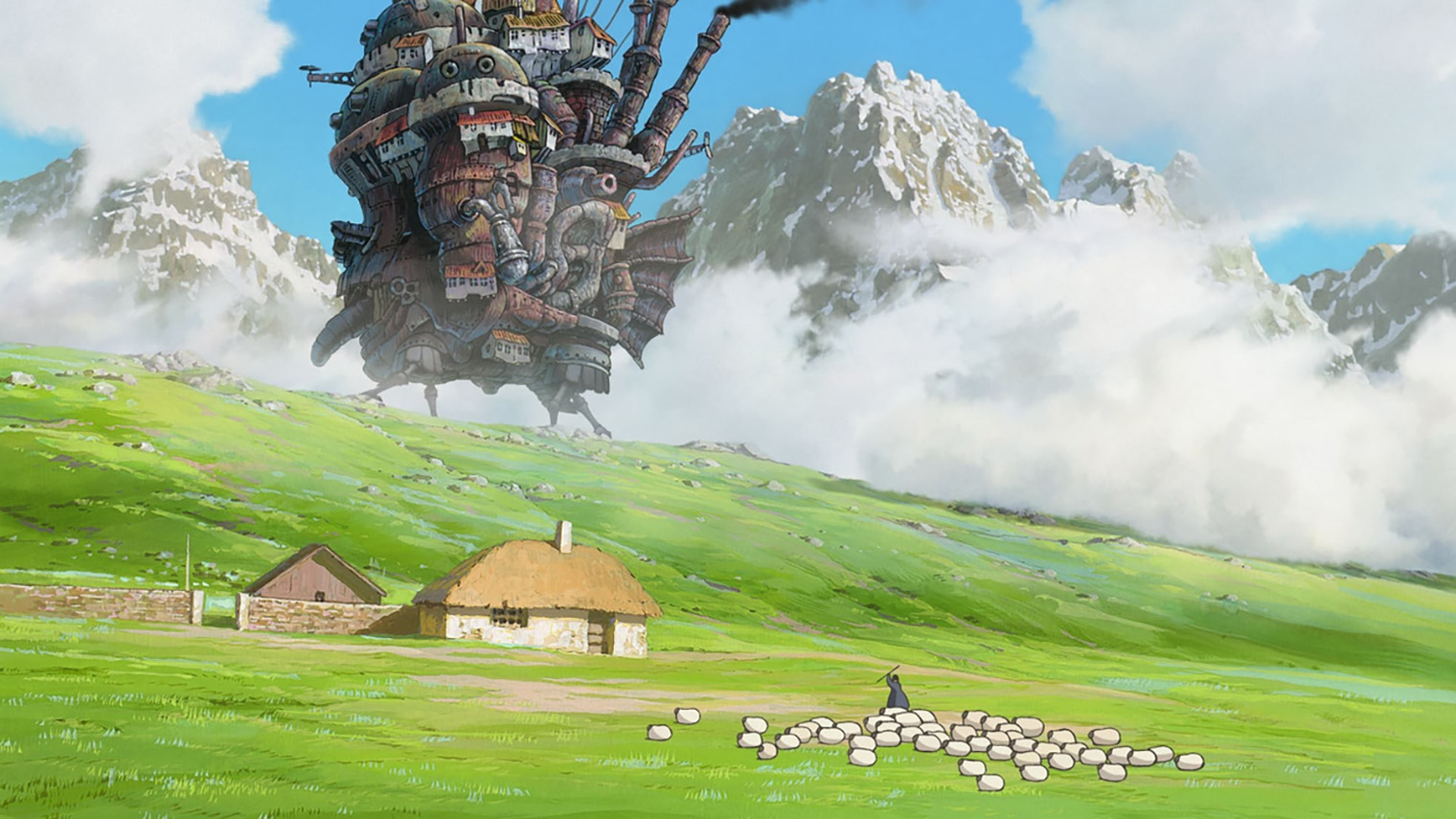 Ходячий замок — один из самых известных символов студии Ghibli. Кадр: Studio Ghibli