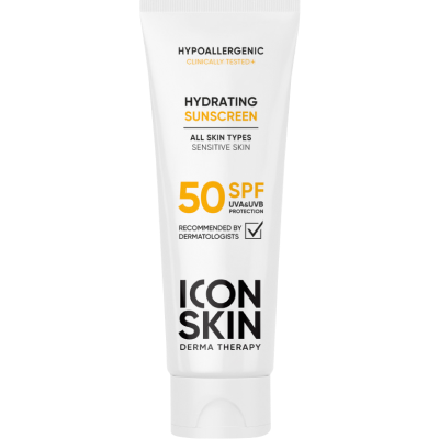 Увлажняющий солнцезащитный крем Icon Skin SPF 50+