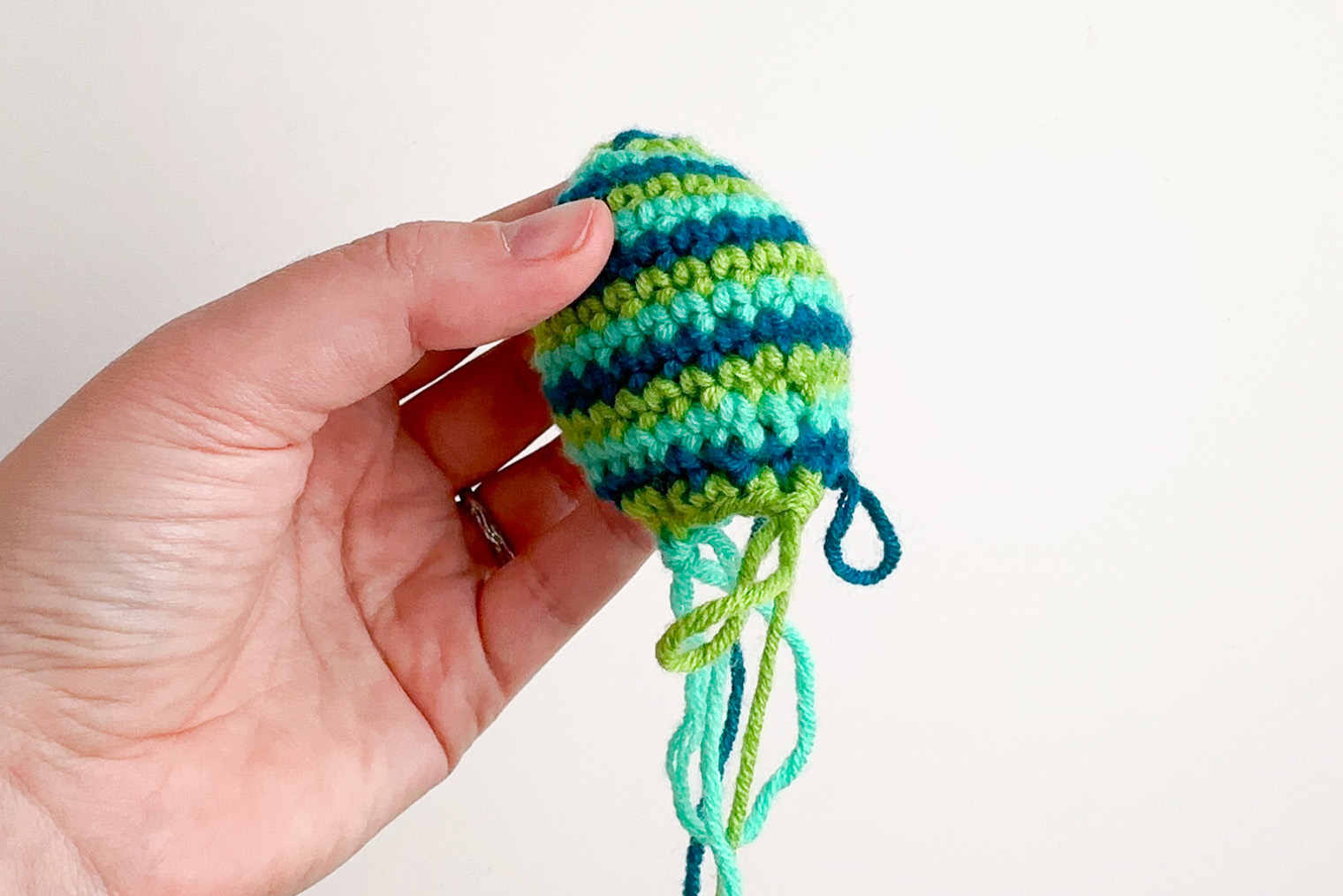 Ряд 17. Так выглядит яйцо перед набивкой