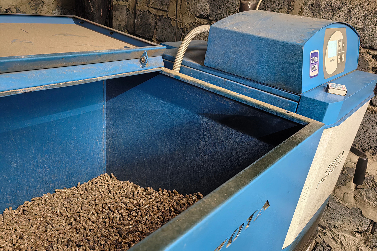 Наш пеллетный котел в доме