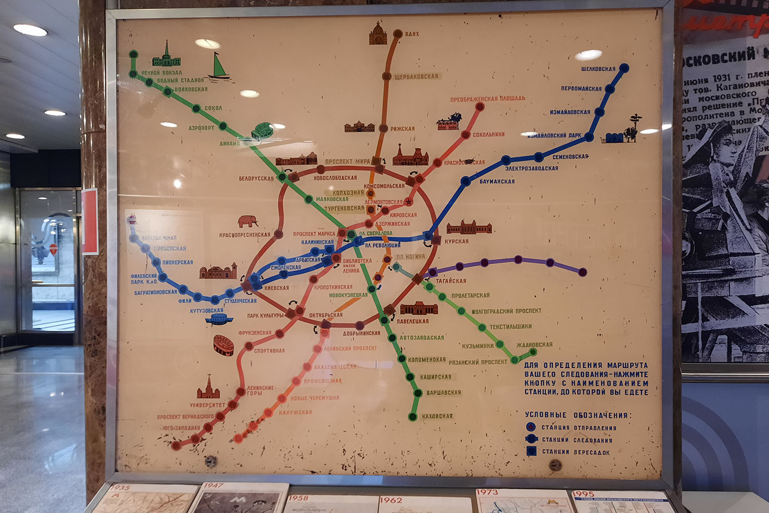 Старые схемы метро