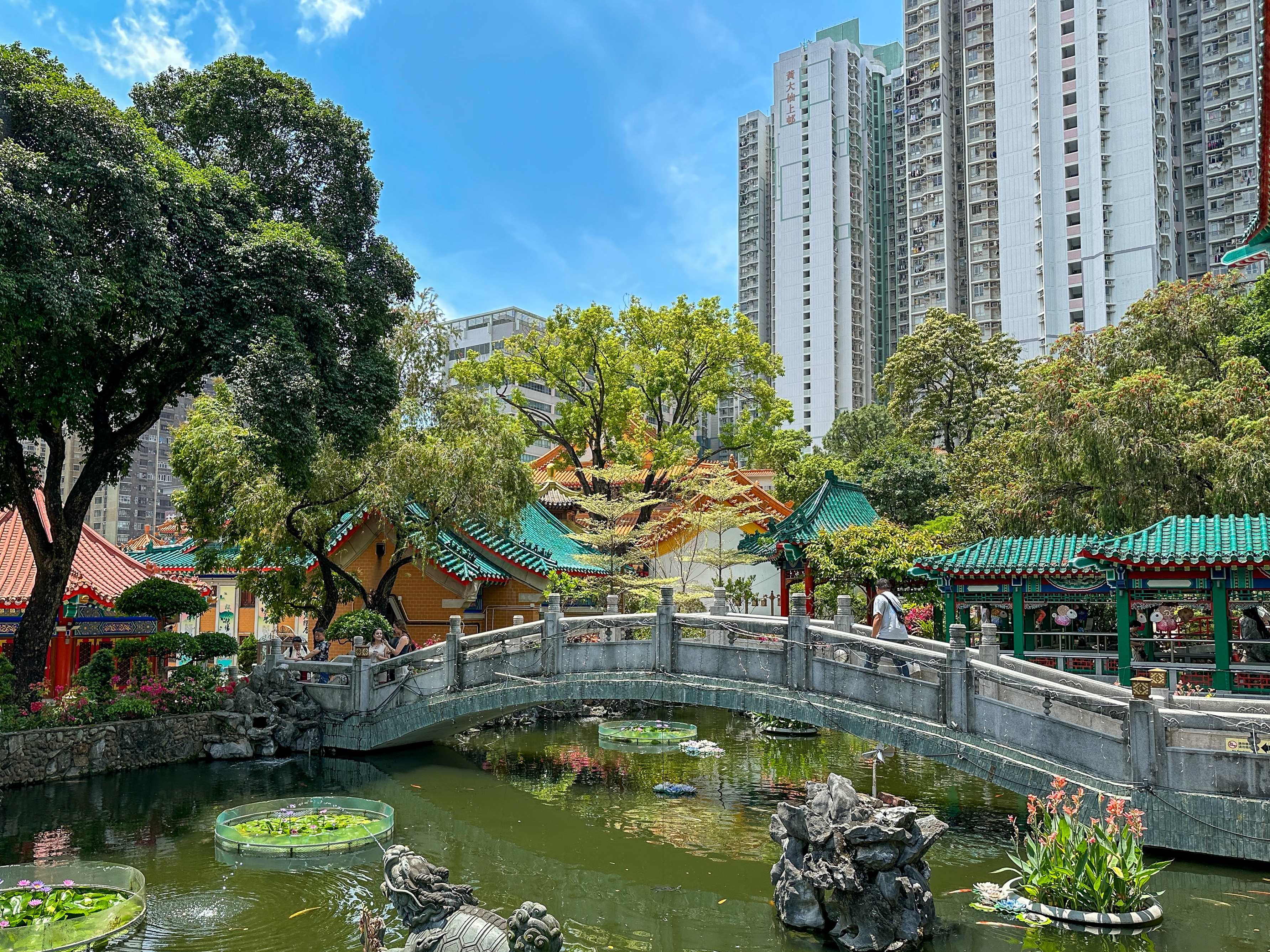 Отдохнули в саду Good Wish Garden на территории храма