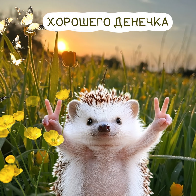 Ежик с руками