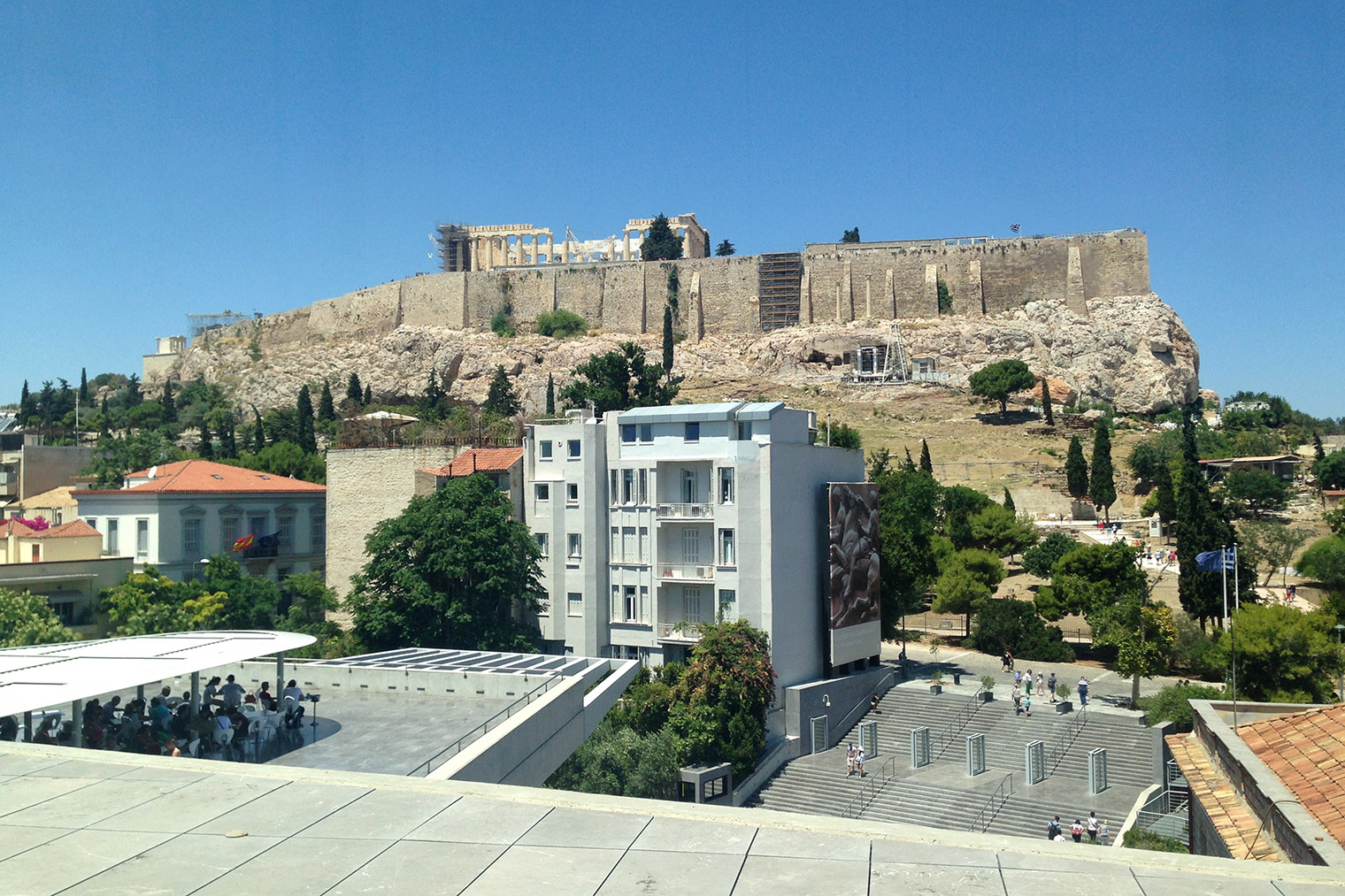 Вид на Акрополь