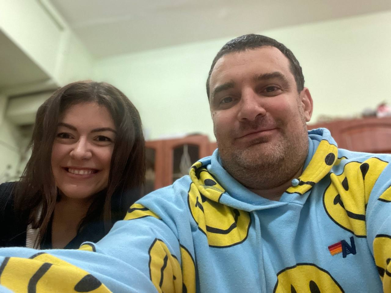 Лиза Паршина и Паша Захаров в закрытом интернате (ранее назывались ПНИ) на уроке фонда