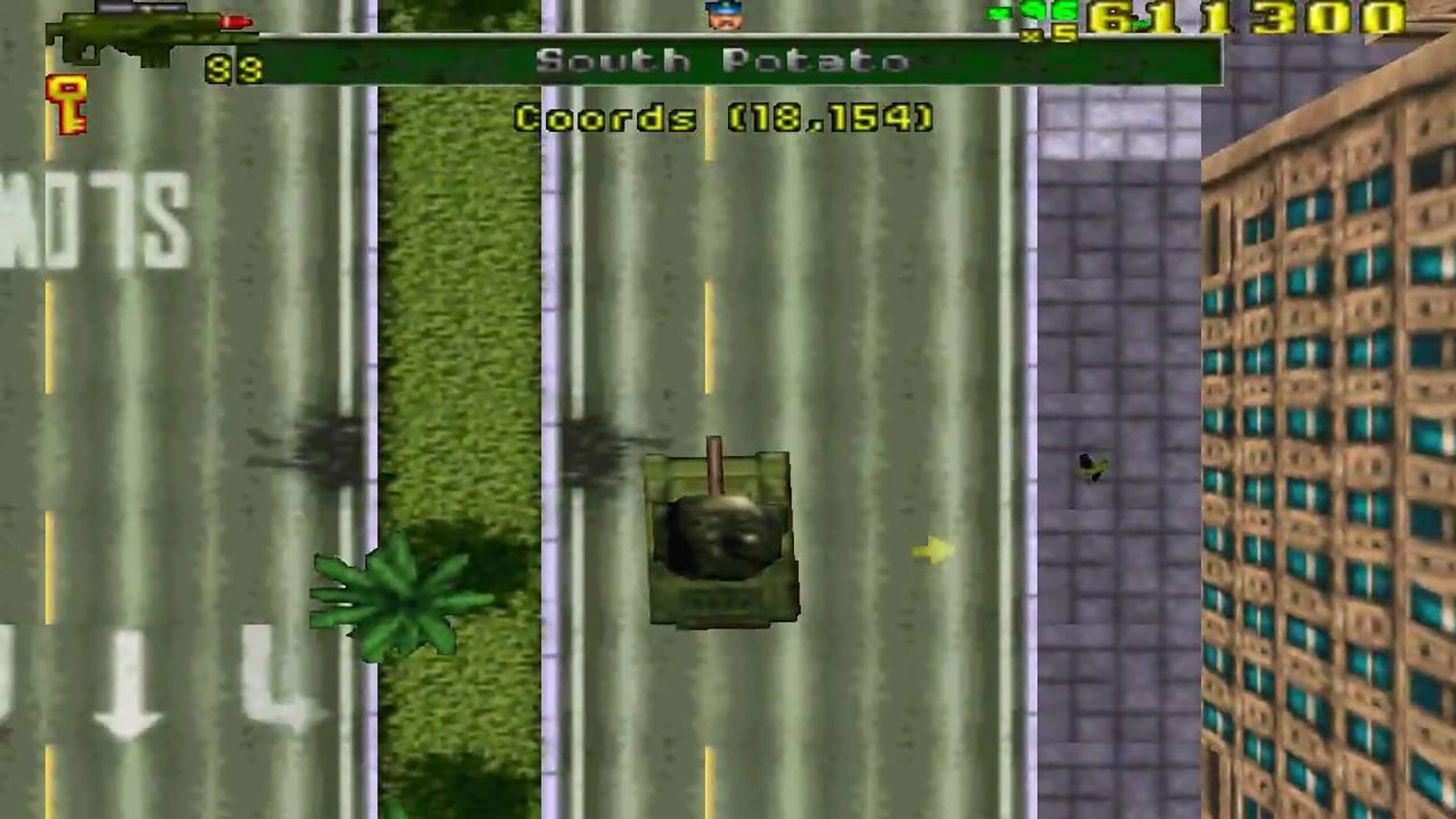В первой GTA хочется как можно скорее найти танк и устроить охоту на полицейских