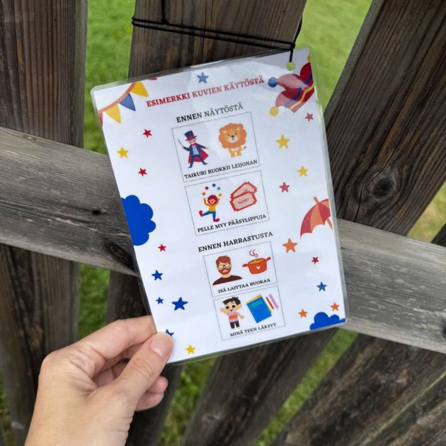 Карточки с заданиями на примере цирка