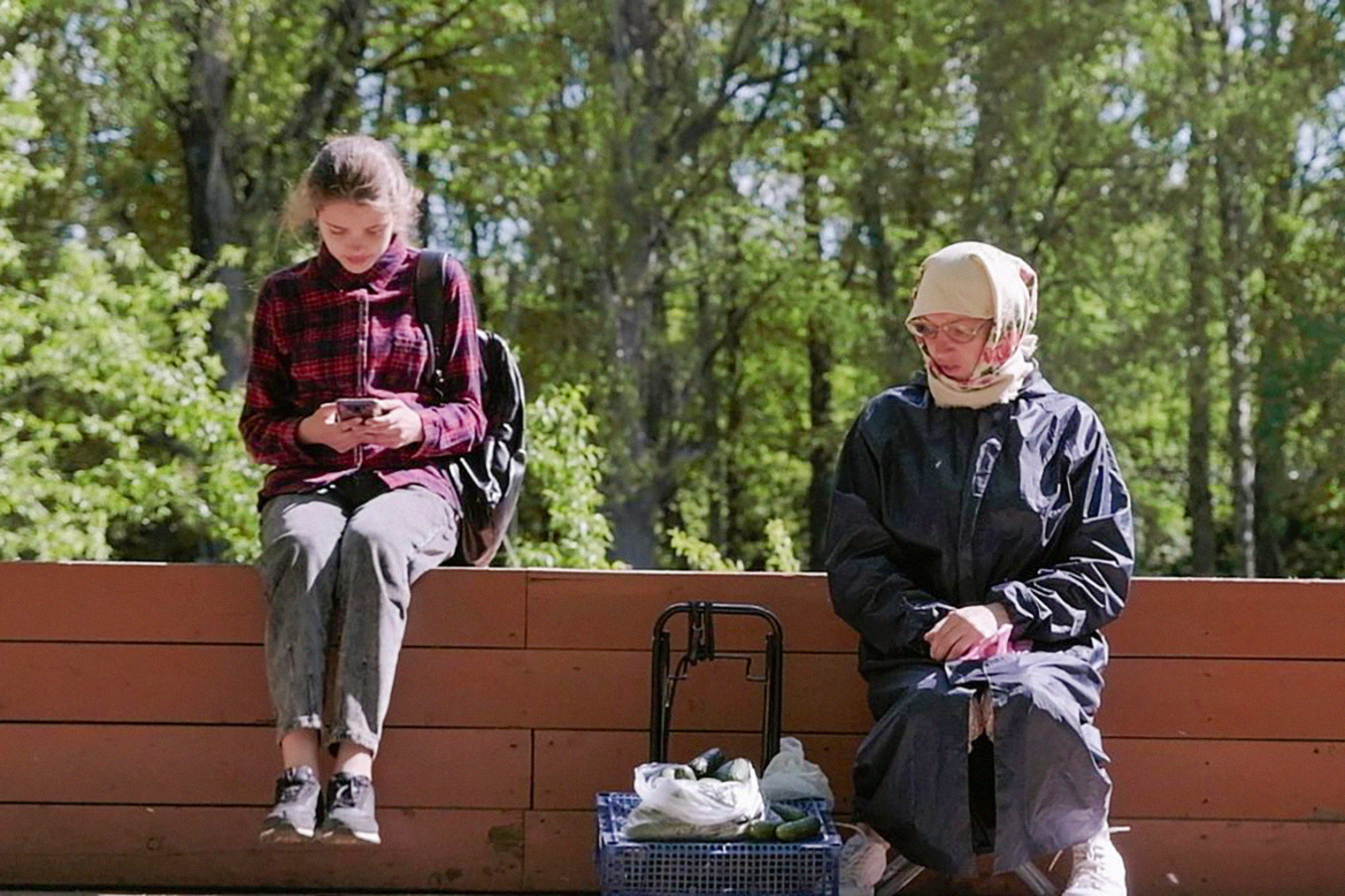 У актрисы, сыгравшей старушку, аж три роли в фильме. © START