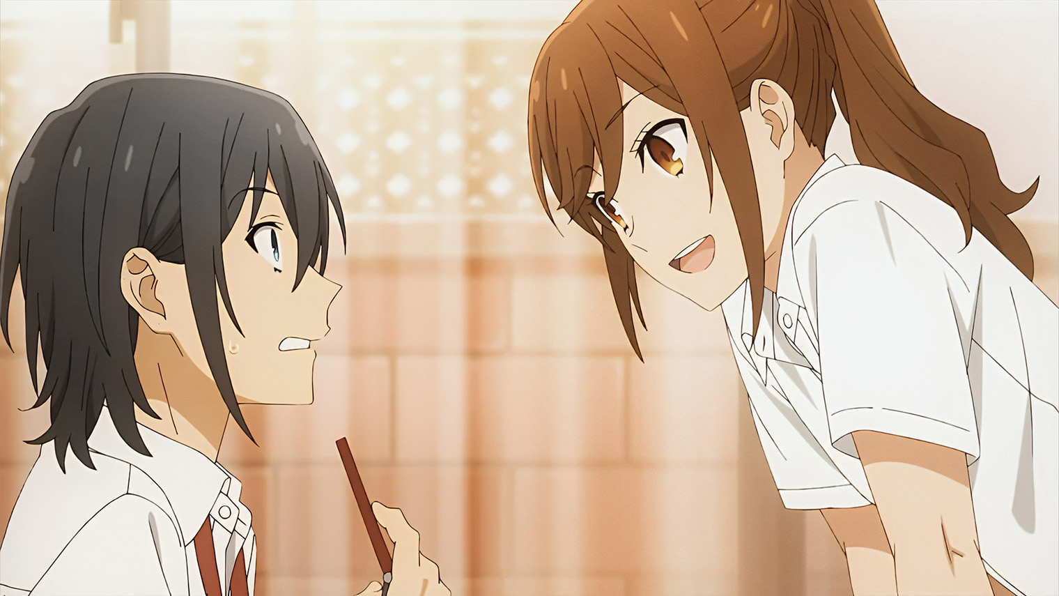 Это школьная романтика, сделанная правильно. Кадр: CloverWorks