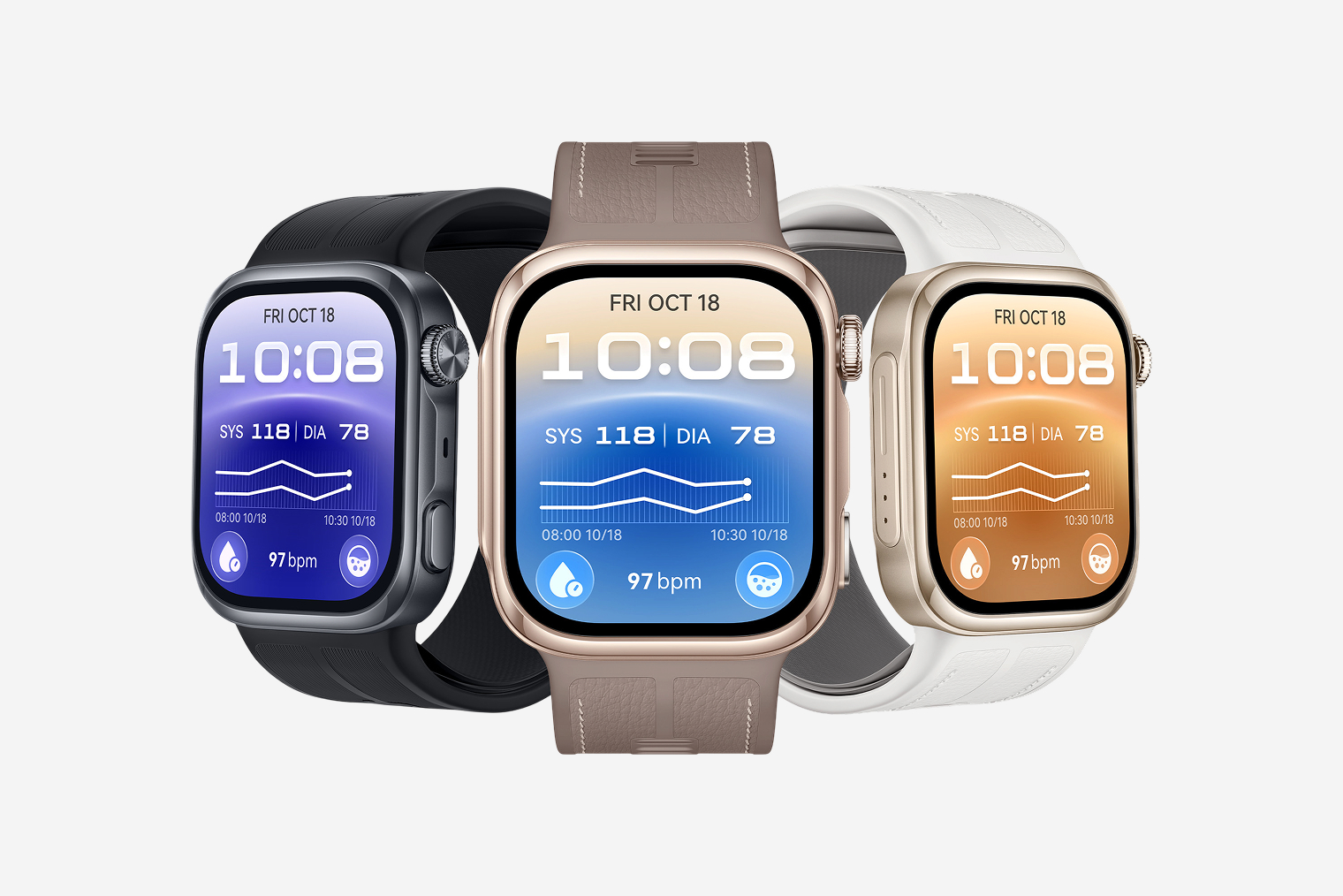 Huawei Watch D3 во всех доступных цветах