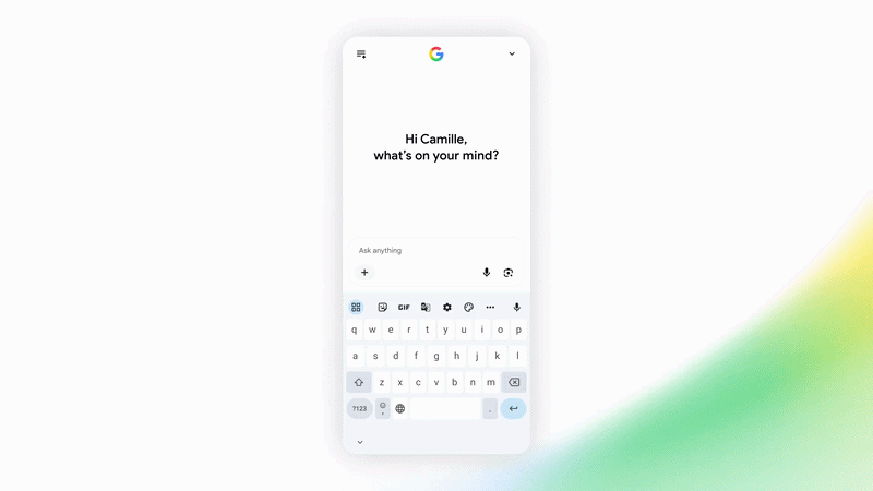 Пример работы агента. © Google