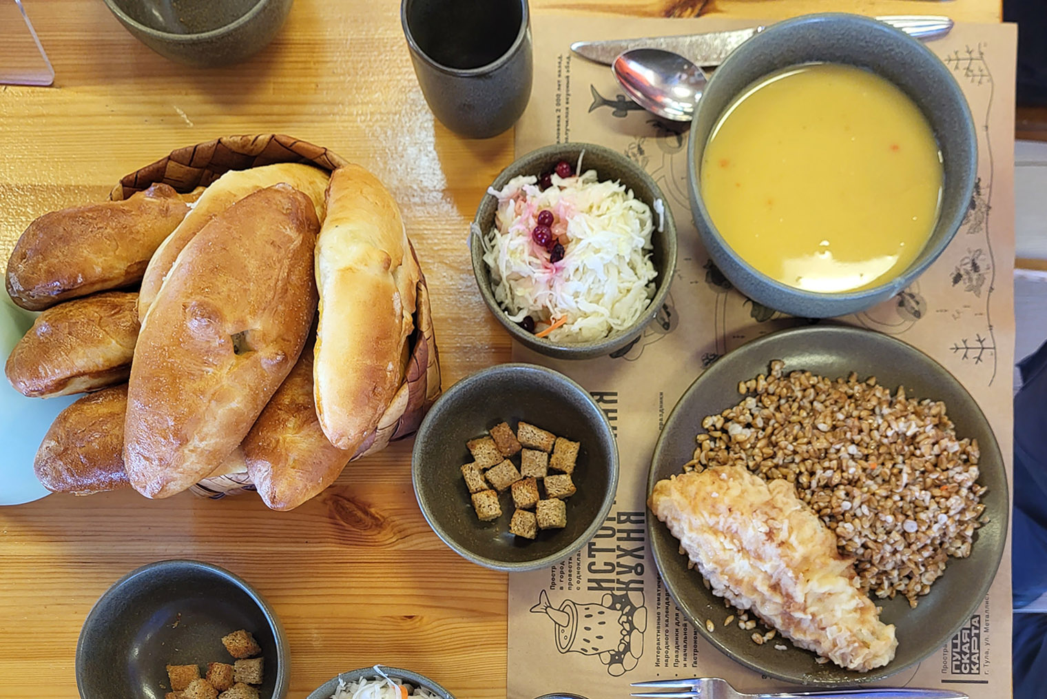 Трапезу русского воина я не одолела