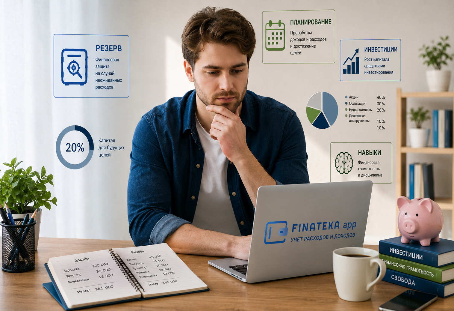 FINATEKA — приложение для учета расходов и доходов
