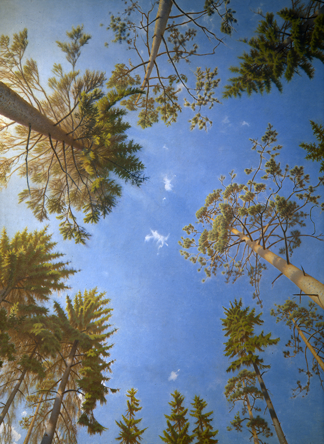 Эрик Булатов, «Тающие облака», 1987. Источник: rusmuseumvrm.ru