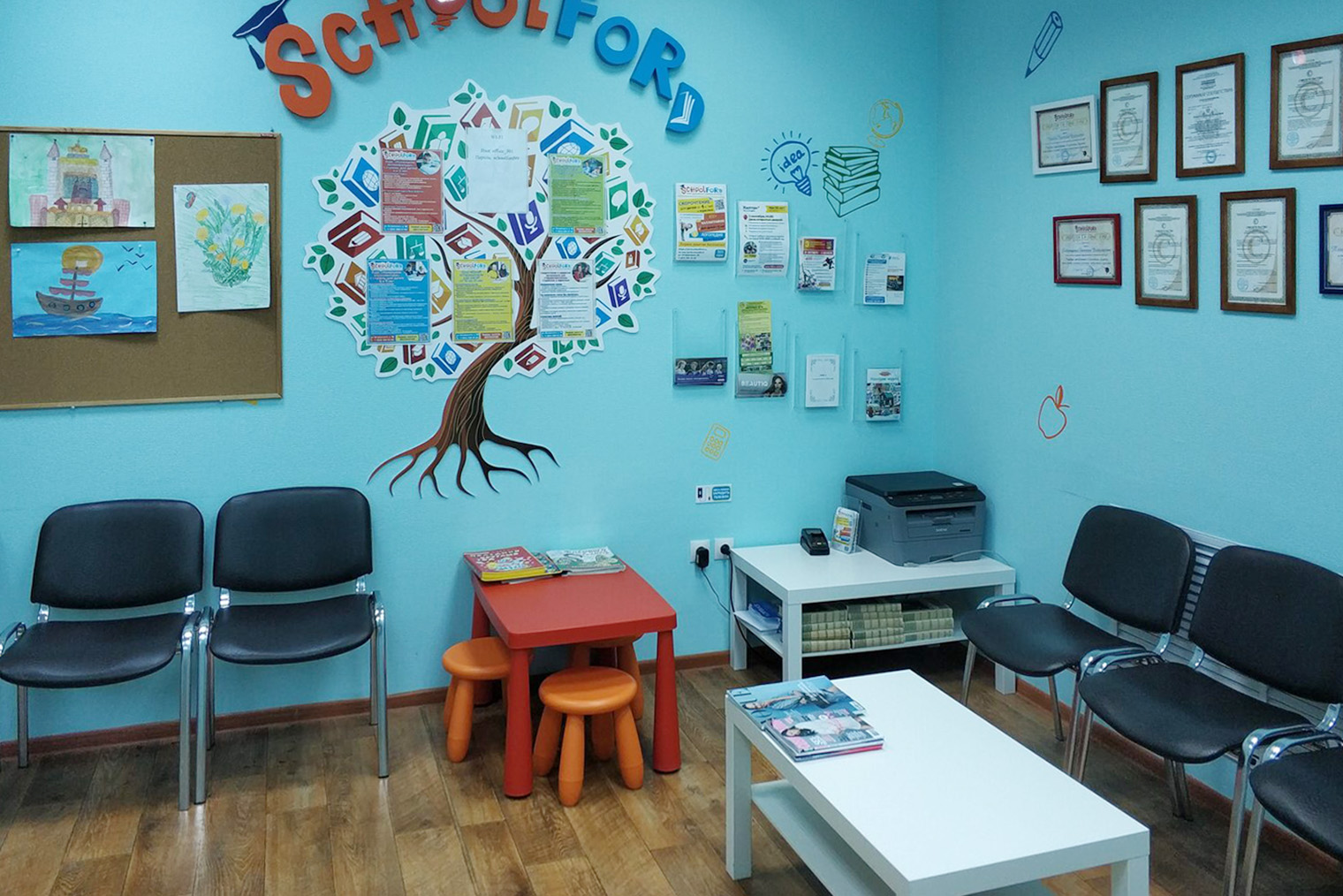 Пример помещения для школы Schoolford. Источник: franshiza.schoolford.ru