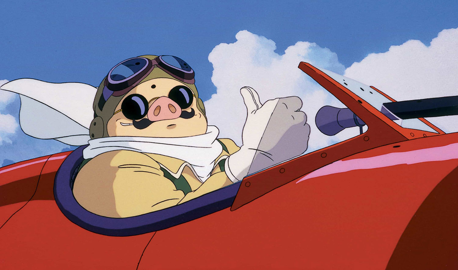 Главный герой называет себя Алым свином по аналогии с Красным бароном — легендарным летчиком Первой мировой войны. Кадр: Studio Ghibli