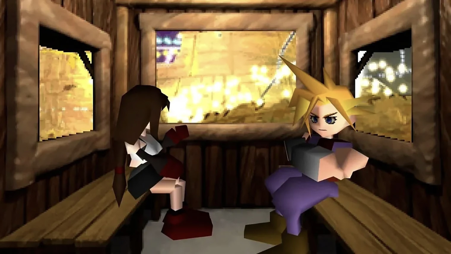 Ши воз э Тифа герл, хи воз э Клауд бой. © Square Enix