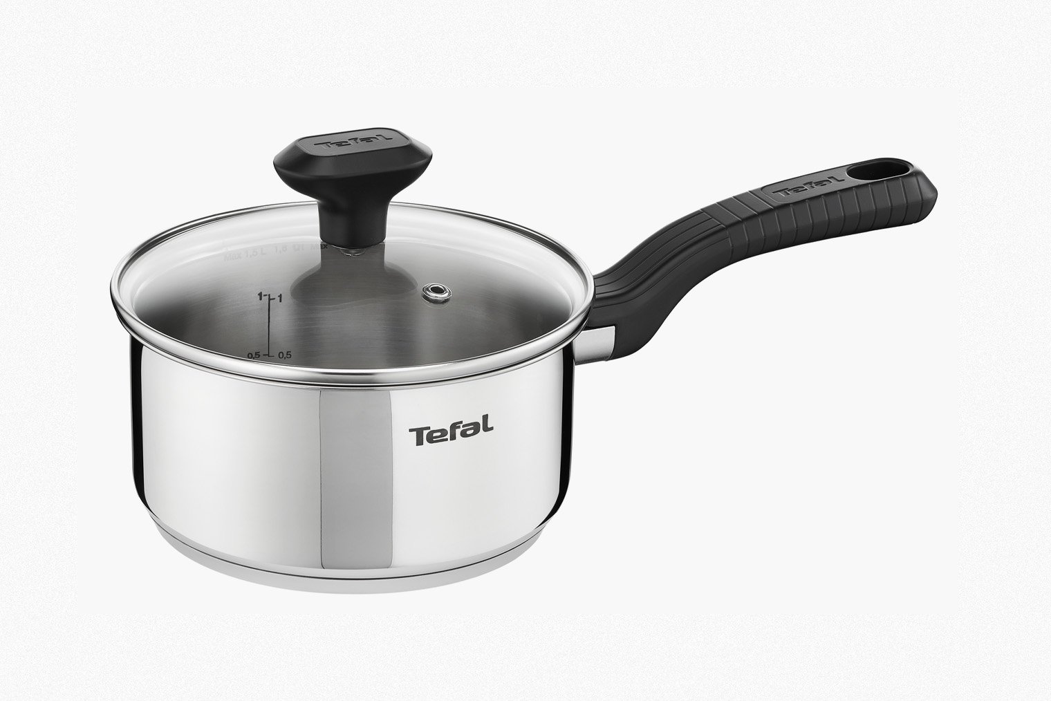 Сотейник из нержавеющей стали диаметром 16 см обойдется в 2 999 ₽. © «Эльдорадо»