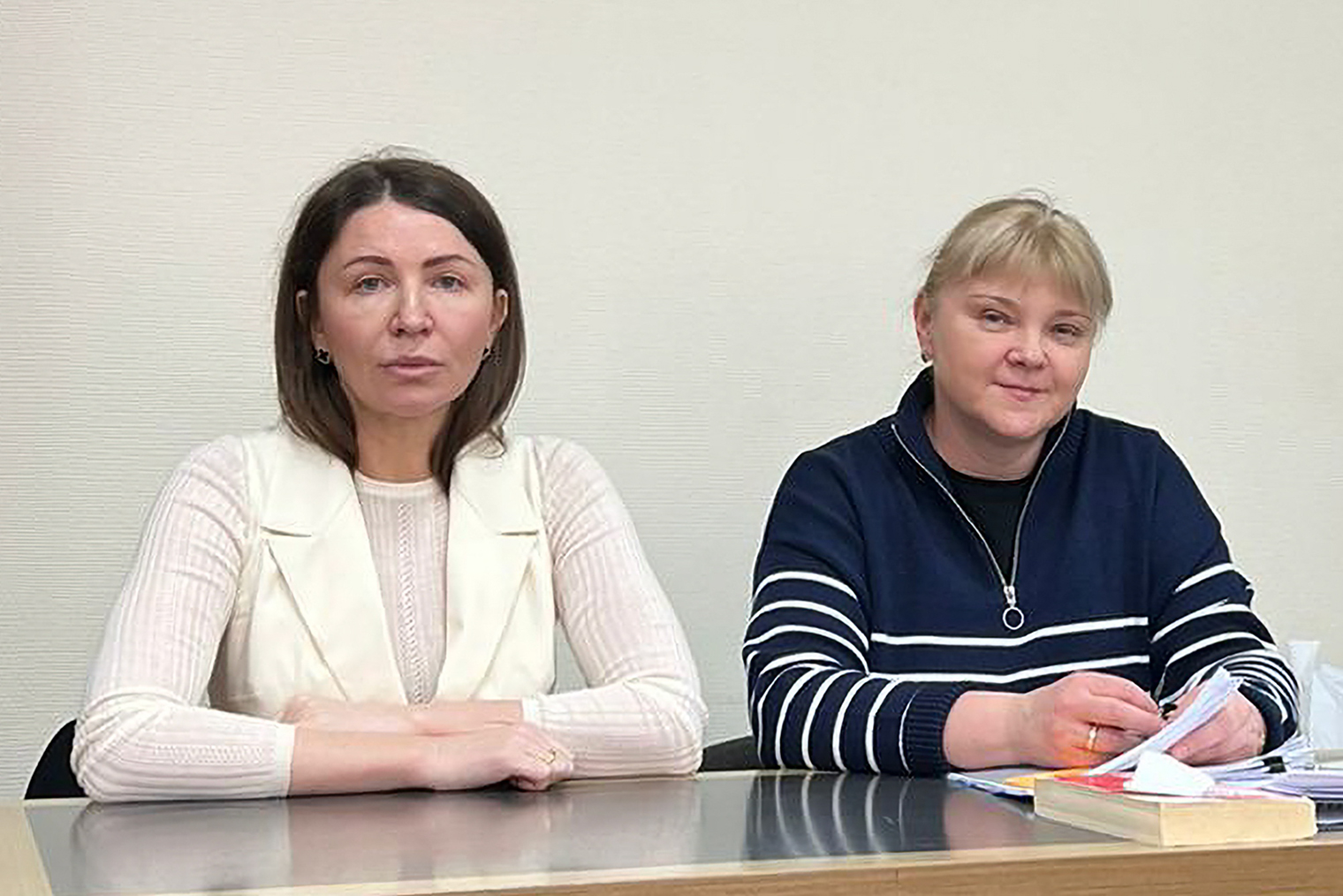 Блиновская в Замоскворецком суде, где ей заменили домашний арест на заключение в СИЗО. © Замоскворецкий районный суд / ТАСС