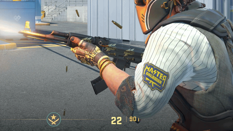 Так в CS2 выглядела старая система перезарядки — оставшиеся патроны после смены магазина не терялись. © Gabe Follower / YouTube