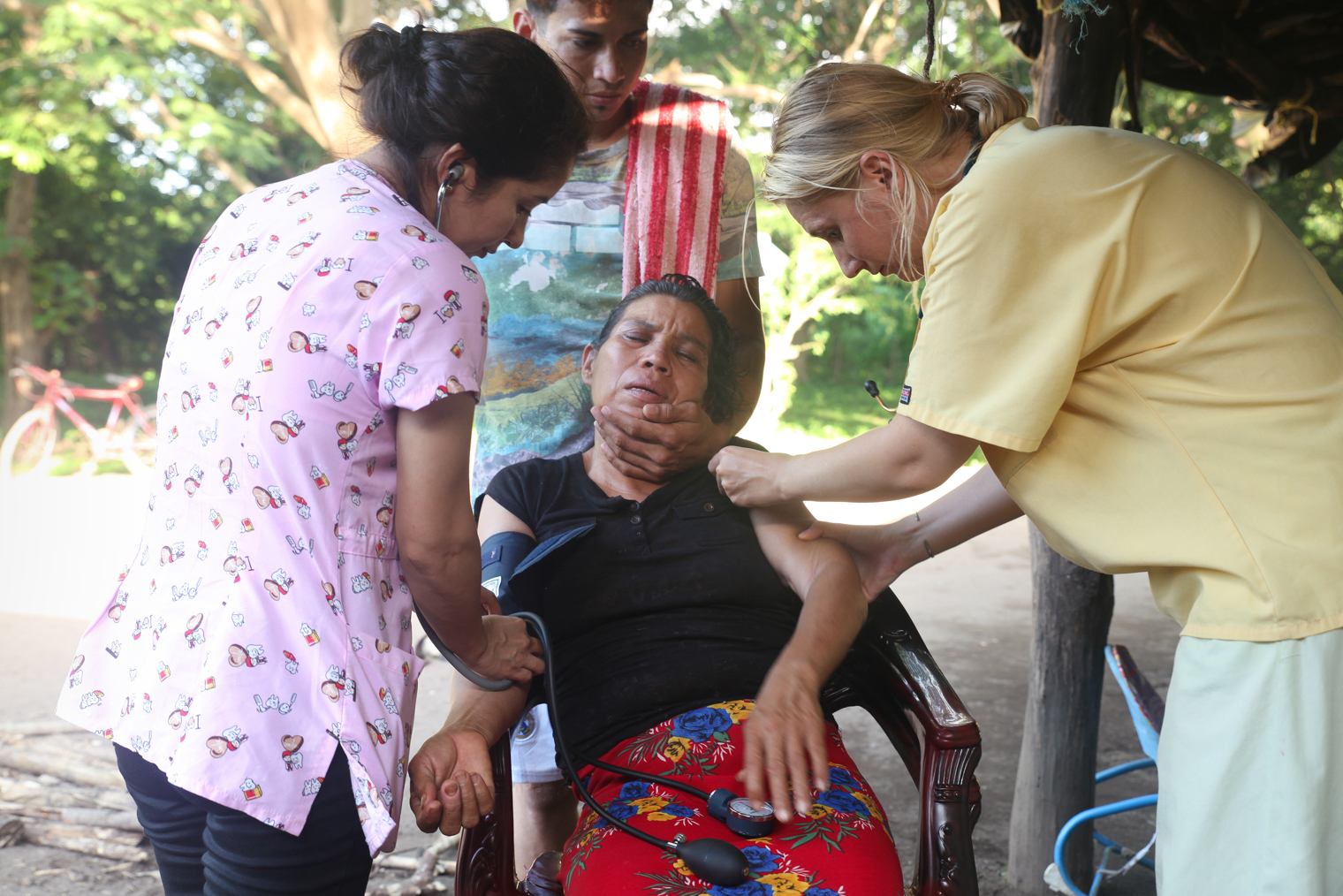 Прием пациентки на дому