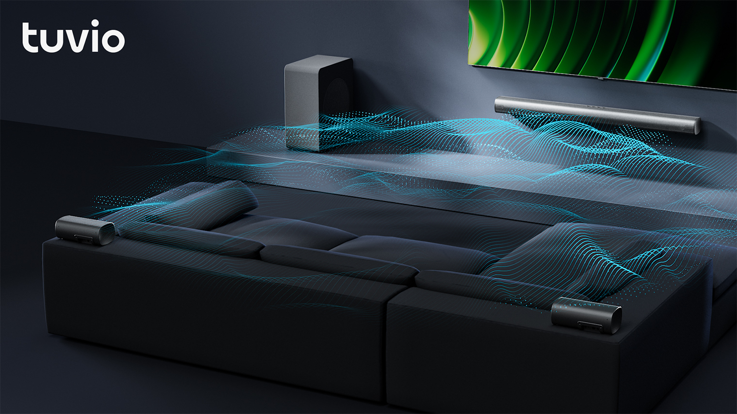 Тыловые колонки можно поставить позади зрителей